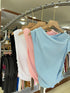Short-Sleeve One-Shoulder Plain Ruched Cropped Tops